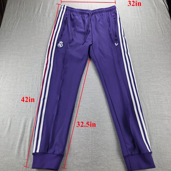NWT Adidas Originals Real Madrid Terrace Icons Track Pants Mens Size L JF2579 - Picture 11 of 11